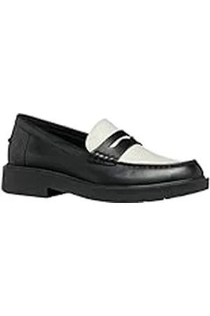 Geox D SPHERICA EC1 A Loafer, Black/Lt Sand, 37 EU, , 37 EU