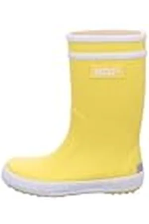 Aigle Lolly Pop 2, regenlaarzen voor jongens, uniseks, kinderen, geel/wit, 29 EU