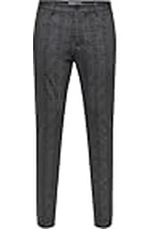Only & Sons ONSMAKR Check Pants HY GW 9887 NOOS Chino voor heren, Black 1, 36W x 34L