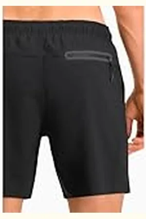 PUMA Middellange zwembroek voor heren, zichtbaar, trekkoord, shorts, zwart, M