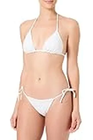 Emporio Armani Vrouw 3D Bold Logo Driehoek Bikini Wit S, , S