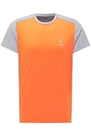 Haglöfs 605226_4QY L.I.M Tech Tee T-shirt Heren Flame Orange/Concrete Maat S, , S