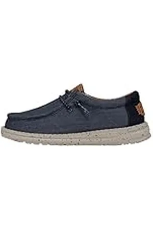 Hey dude Wally Youth Washed Canvas - Kids Schoenen - Navy - Maat EU 36, , 36 EU