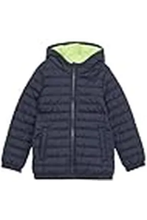 QS by s.Oliver Licht warme gewatteerde jas met decoratief reflectordetail, , 122