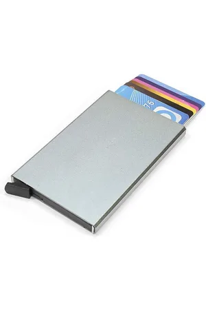 DSTRCT Figuretta - Cardholder silver metallic Aluminium