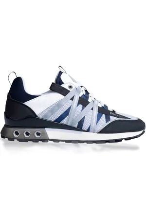 Cruyff Fearia Hex Tech Navy/Lt. Grey Mesh Heren