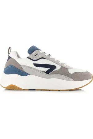 Hub Glide white/navy/elemental blue/gu Suede Heren