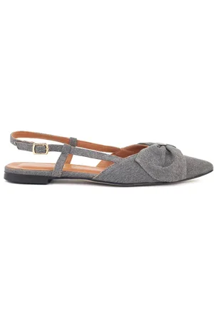 Babouche Sofie slingback sandalen grey Textiel Dames