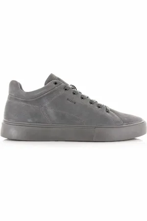 Blackstone CG179 grijze leren sneakers Leer Heren