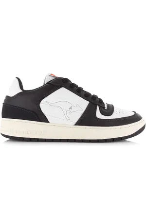 KangaROOS Game Lo Black/White Leer Unisex