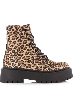 Steve Madden Skylar Leopard veterboots Suede Dames