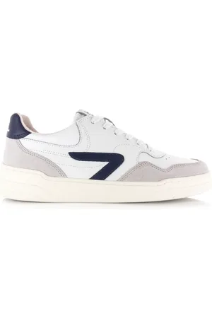 Hub Court | White/Blue/Ice/Ivory Leer Heren