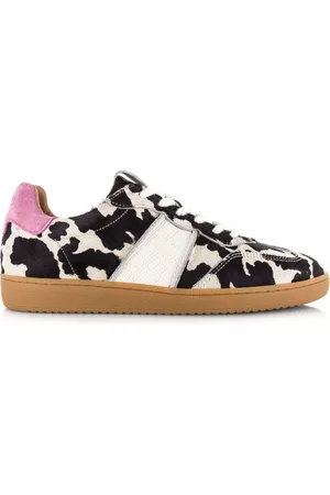 DWRS DWRS - POONA cow hair on off white/pink Leer Dames