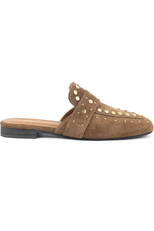 Babouche Nance open muiltjes met studs Suede Dames