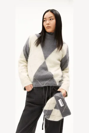 Armedangels GWYNEIRAA ARGYLE Losse pasvorm Strickpullover - (L)