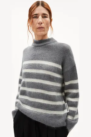 Armedangels GWYNEIRAA STRIPES Losse pasvorm Strickpullover - (L)