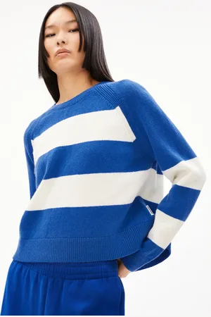 Armedangels DILIRIAA STRIPES Losse pasvorm Strickpullover - (L)