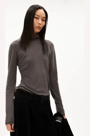 Armedangels GRAZILIAA WOOL BLEND fitted Longsleeve - (M)