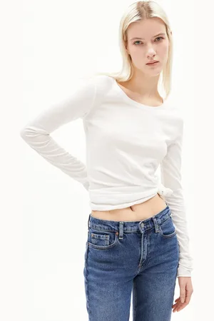 Armedangels EINIAARA SOFT Slank gesneden Langsarmshirts - (L)
