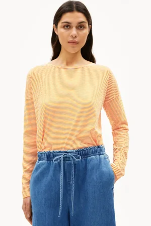 Armedangels XIANAA LOVELY STRIPES Losse pasvorm Langsarmshirts - (L)