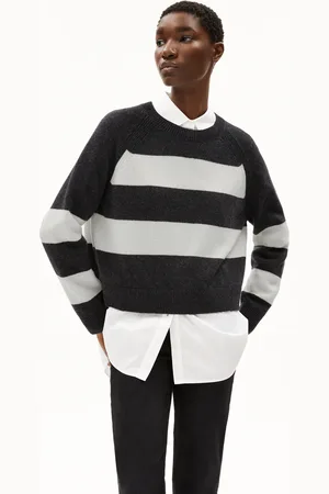 Armedangels DILIRIAA STRIPES Losse pasvorm Strickpullover - (L)