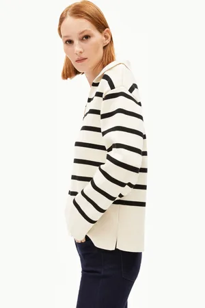 Armedangels FREJIAAS STRIPES Oversized pasvorm Strickpullover - (L)