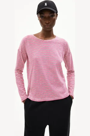 Armedangels XIANAA LOVELY STRIPES Losse pasvorm Langsarmshirts - (L)