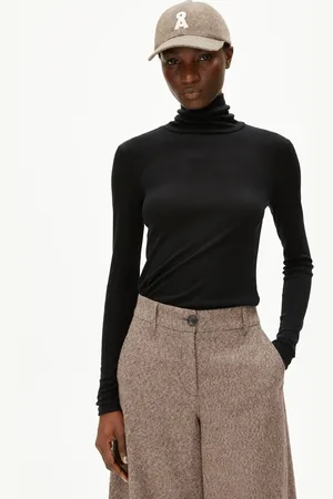 Armedangels GRAZILIAA WOOL BLEND fitted Longsleeve - (L)