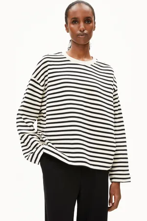 Armedangels FRANKAA MAARLEN STRIPE Dames Oversized pasvorm Sweatshirt - (L)