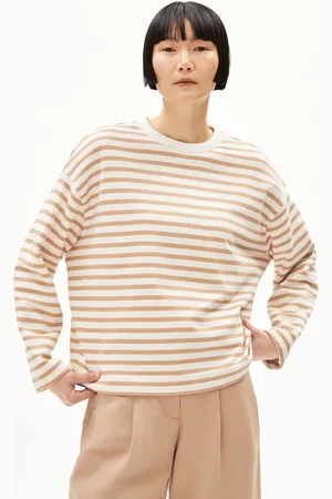 Armedangels FRANKAA MAARLEN STRIPE Dames Oversized pasvorm Sweatshirt - (L)