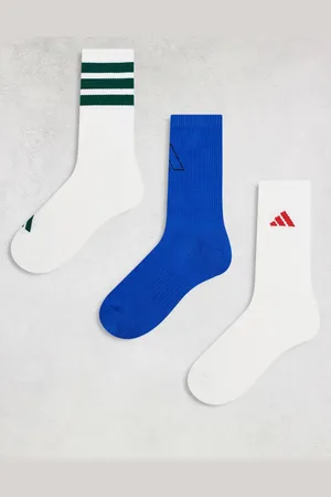 adidas Adidas Training - Set van 3 paar sokken in wit, blauw en groen