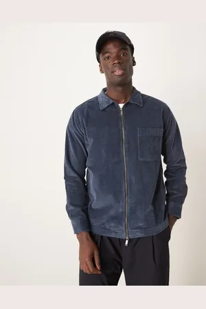 SELECTED Overhemd van corduroy met rits in