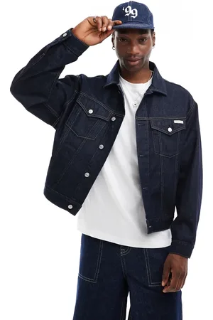 Calvin Klein Ruimvallend denim jack in indigo