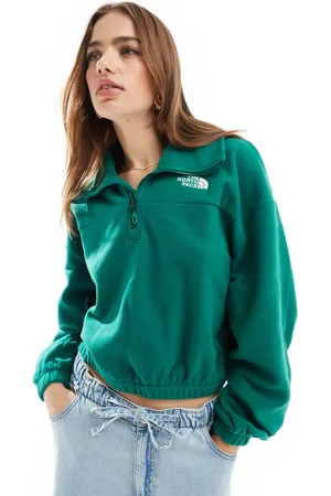 The North Face Glacier - Oversized fleece met 1/2 rits in