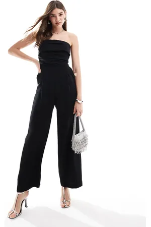 MANGO Bandeau-jumpsuit in