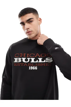 New Era Sweatshirt met Chicago Bulls-print in