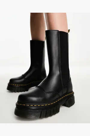 Dr. Martens Audrick - Hoge chelsea boots van nappa leer in