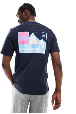 adidas T-shirt met bergprint in