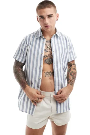JACK & JONES Gestreept Oxford overhemd in