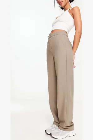 JJXX Mary - Nauwsluitende broek met hoge taille in champignon