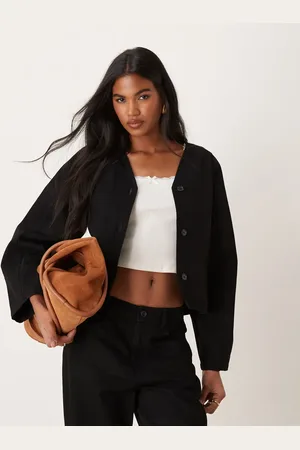 ASOS Denim jack met naden en gevormde mouwen in