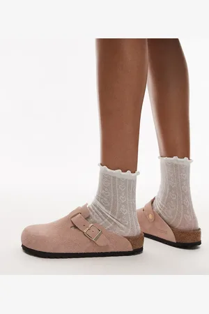 Birkenstock Boston - Klompen in lichtroze