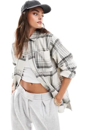 New Look Geruit shacket in
