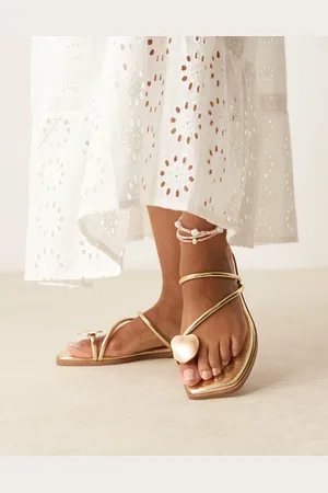 Glamorous Platte sandalen met teendetail in