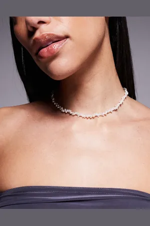 ASOS Choker-ketting met kleine imitatie-zoetwaterparels