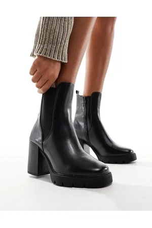 New Look Wide Fit - Chelsea boots met hak in
