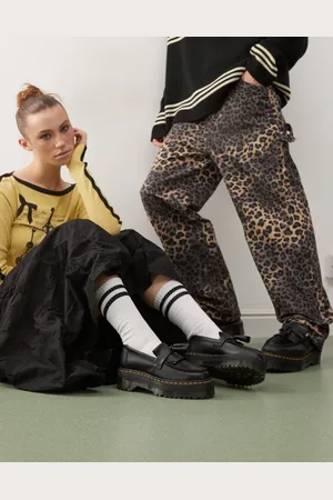 Dr. Martens Adrian Quad - Uniseks loafers van glad leer in