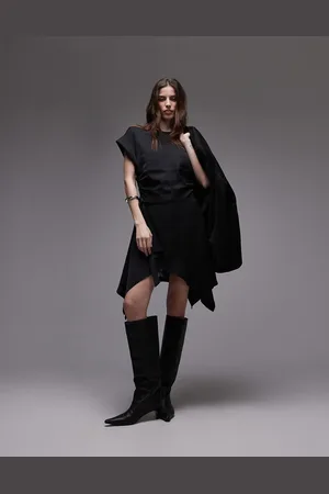 AllSaints Riko - Gerimpelde mini-jurk in