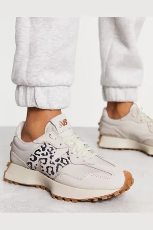 New Balance 327 - Sneakers in gebroken met luipaardprint-detail
