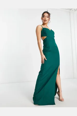 Trendyol Maxi jurk met uitsnijding en split in